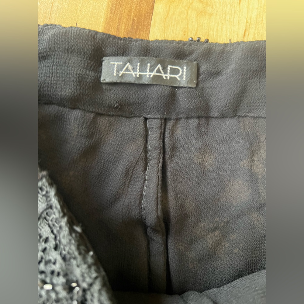 Vintage Tahari Lace Beaded and Sequin Pants - Picture 6 of 9